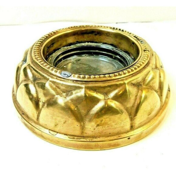 Vintage Brass Ashtray 7 Inches Round 65b - Picture 7 of 7